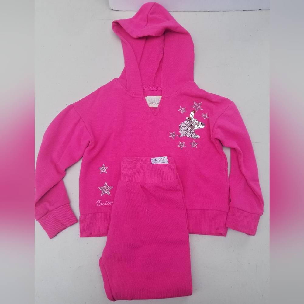 Butter super soft sweatshirt and sweatpants set, size 3T